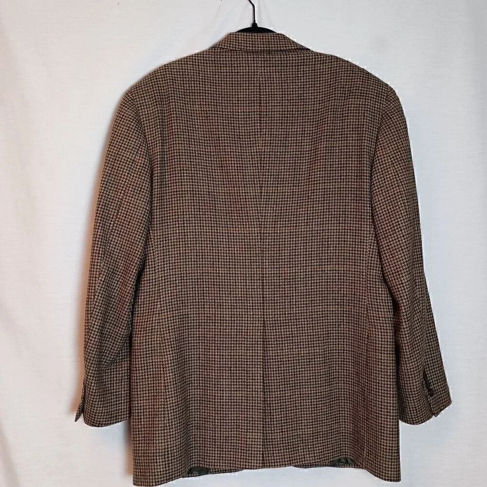 Jos A Bank 100% Cashmere Houndstooth Sports coat/Blazer 